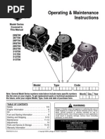 Operating & Maintenance Instructions