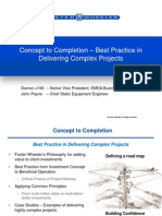 Concept to Completion Best Practice in Delivering Complex Projects