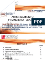 Arrendamiento Financiero