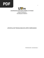 Apostila - Apostila de Tecnologia de Leite e Derivados