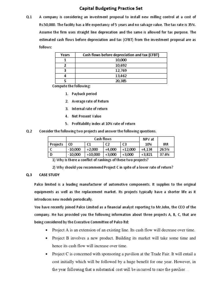 Kumpulan Contoh Soal Payback Period Npv Irr Pi Terupdate