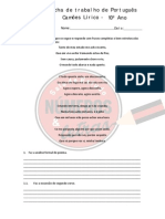 Teste - Camões Lírico PDF