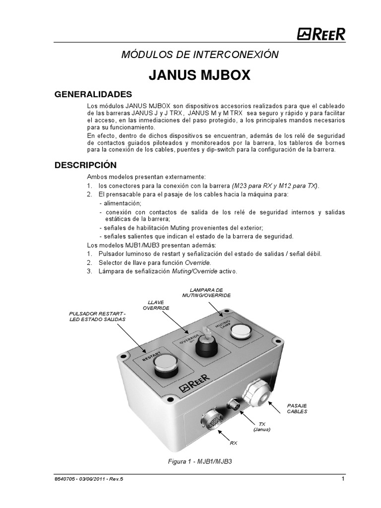 Mjbox S | PDF | Relé | Electrónica