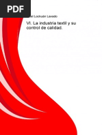 II. La Industria Textil y Su Control de Calidad | PDF | Humedad | Seda