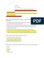 Multiple Choice Questions:: 1. How Does CSMA/CD React To Collisions?