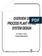 Asme Overview of Process Plant Piping System Design