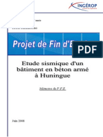 Rapport - Etude Sismique D'un Batiment (R+14) - INSA PDF