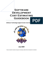 Software Development Cost Estimating Guidebook