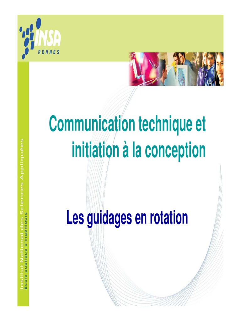 Les Guidages en Rotation | PDF | Mouvement de rotation | Palier (mécanique)