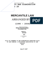 Commercial Law Suggested Answers 1990 2006