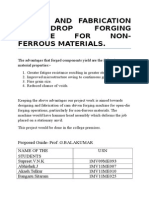 Design and Fabrication of Drop Forging Machine for Nonferrous Materials