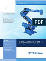 MOTOMAN ES165D, ES165D-100: Spot Welding, Handling & General Applications With The ES-series