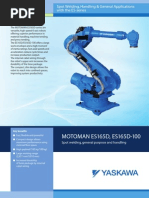 MOTOMAN ES165D, ES165D-100: Spot Welding, Handling & General Applications With The ES-series