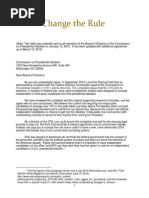 Download Letter From Change The Rule to Commission on Presidential Debates by Change The Rule SN258637986 doc pdf