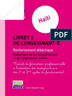 Haiti Livret 5 Didactique Oral