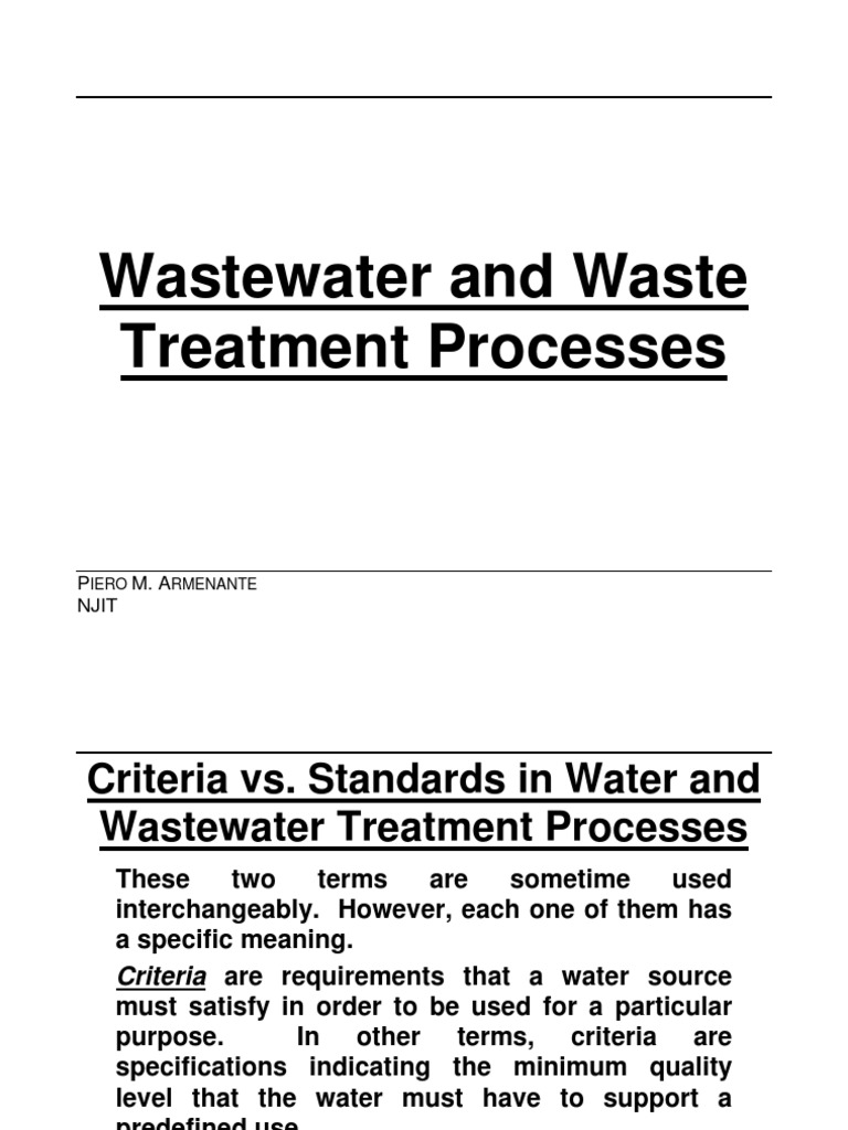 Wastewater | PDF | Sewage Treatment | Waste Management