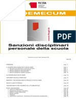 Vademecum Flc Cgil Sanzioni Disciplinari Personale Della Scuola Febbraio 2011