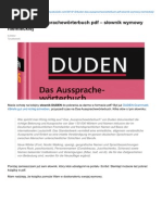 DUDEN Das Aussprachewörterbuch 