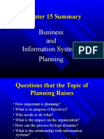 Business and Information System Planning