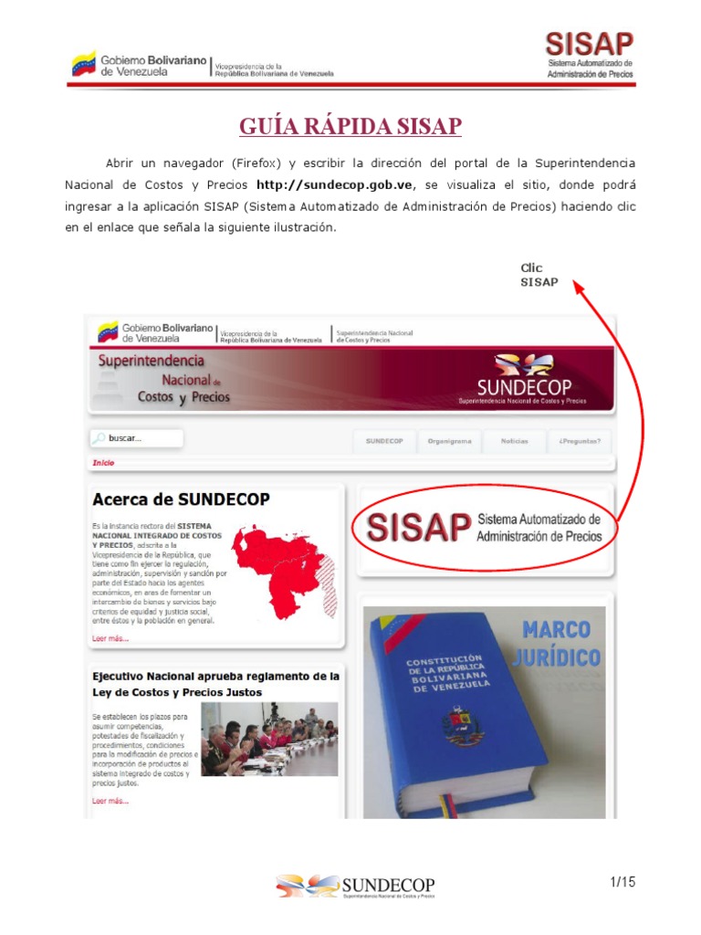 Guía Rápida para Acceso a SISAP | PDF | Point and Click | Archivo de ...
