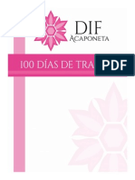 Informe 100 Días Actividades DIF