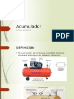 Acumulador o Tanque de Almacenamiento de un Sistema Neumatico (aire)