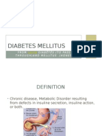 Diabetes Mellitus: From Diabētēs (To Pass