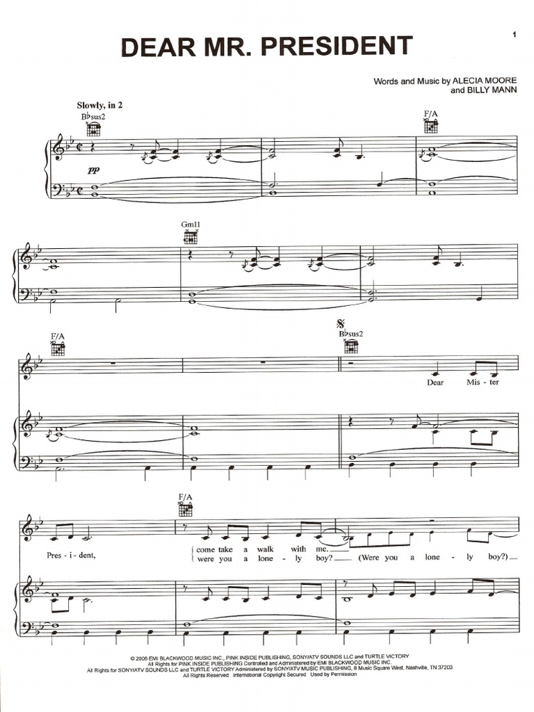 Pink Dear MR President PDF