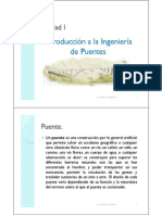 Unidad I. Ingeniería de Puentes