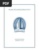 Pine Hill Water Works District Investigative Audit