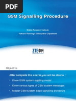 GSM Signalling Procedure