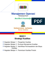 Manajemen Operasi - Bab 5
