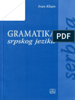 Klajn Gramatika Srpskog Jezika Za Strance