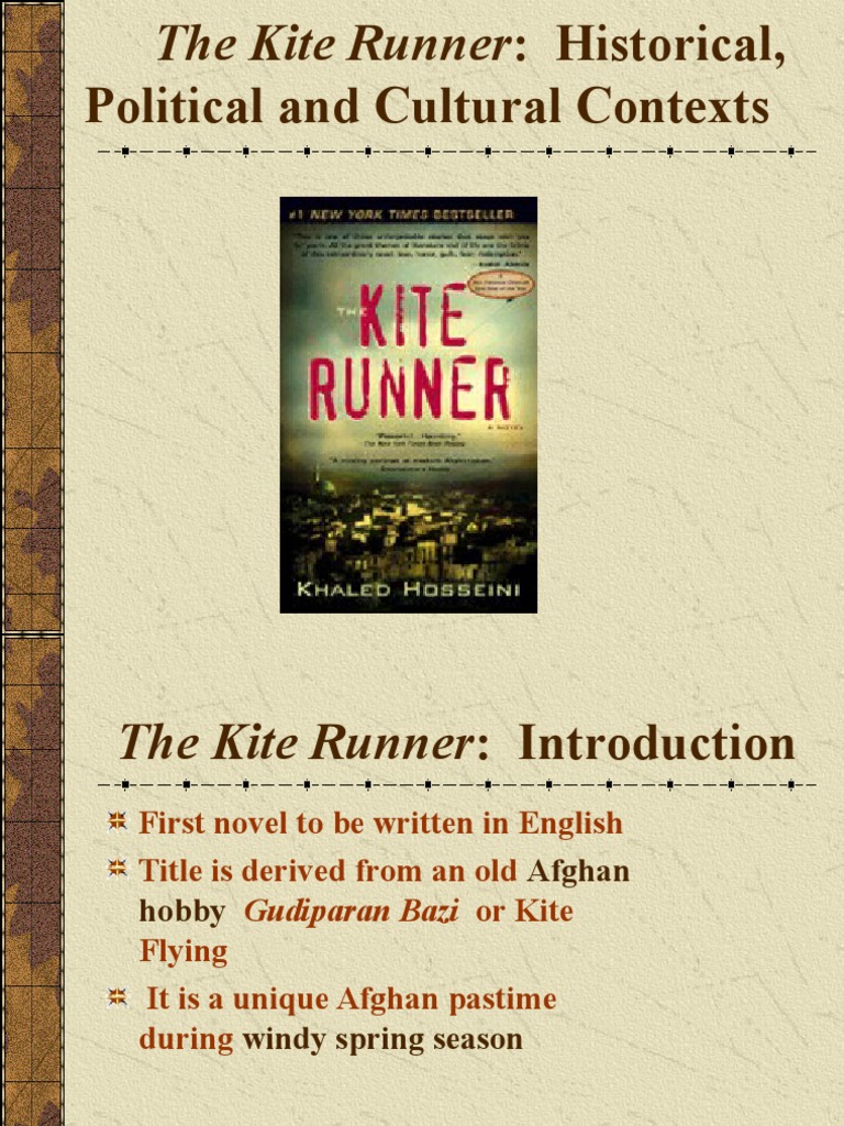 The Kite Runner PDF Taliban Afghanistan