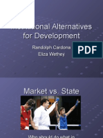 Institutional Alternatives For Development Final