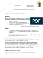 Mediciones y Proporcionalidades