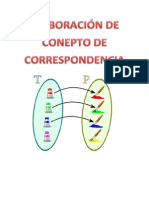 Elaboración Del Concepto de Correspondencia