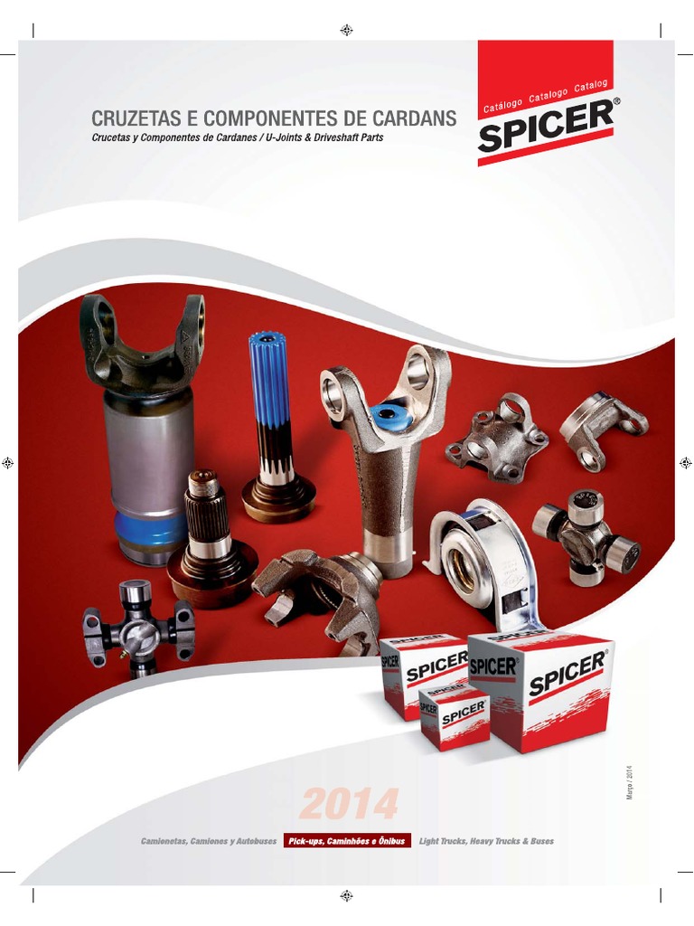 Cruzetas Spicer | PDF | Veículos de rodas | Bens manufaturados