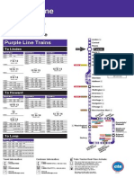 Foster Station Purple Line Timetable