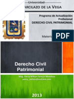 Derecho Civil Patrimonial Materiales - Arequipa 2013