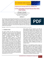 Structural Analysis of A New Generation of Guyed Telecom Mast