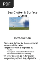 Sea Clutter & Surface Clutter