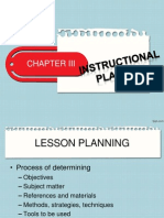 Chapter 3 Instructional Planning