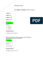 Ecuaciones Diferenciales Test 1