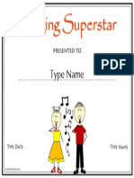 Singing Superstar Singing Superstar: Type Name