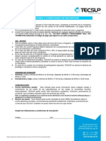 Indicaciones y Condiciones de Inscripción 2015