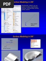 6 - Surface Modeling NX SW