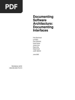 Documenting Software Architecture - Documenting Interfaces