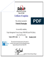 Certificate of Completion: Frederick Fuentespina