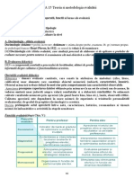 TEMA 15 Teoria Si Metodologia Evaluării